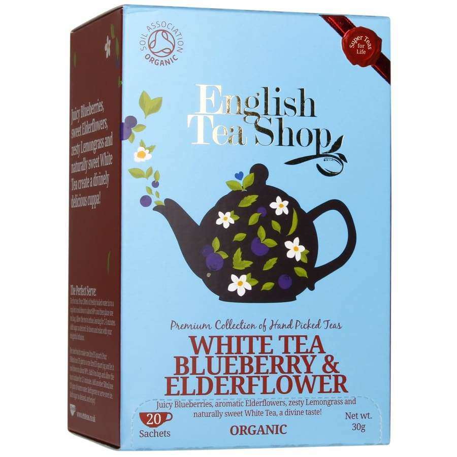 English Tea Shop Luomu Valkoinen mustikkatee-English Tea Shop-Hyvinvoinnin Tavaratalo