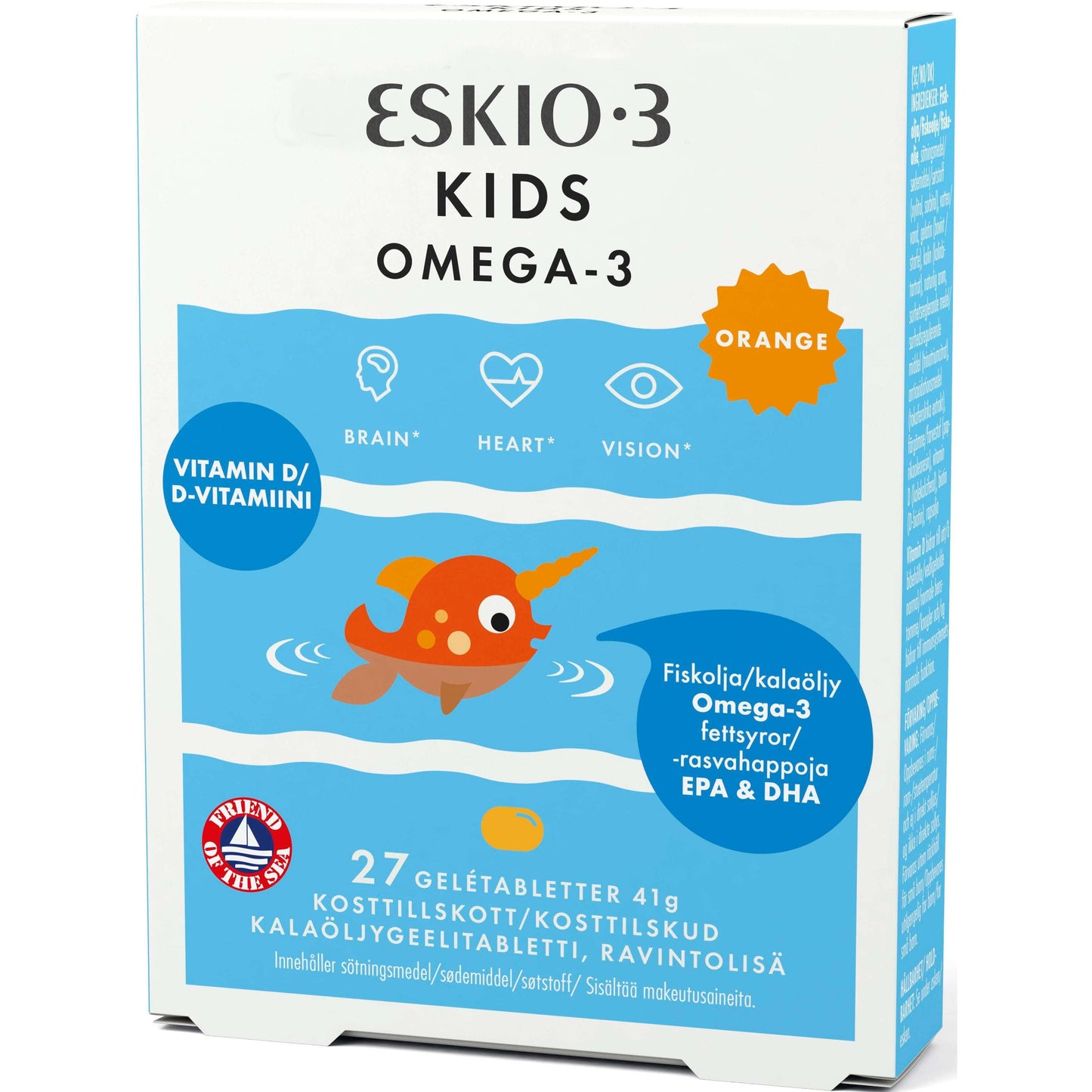 Eskio-3 Kids Omega-3 Geelitabletti-Eskio-3-Hyvinvoinnin Tavaratalo