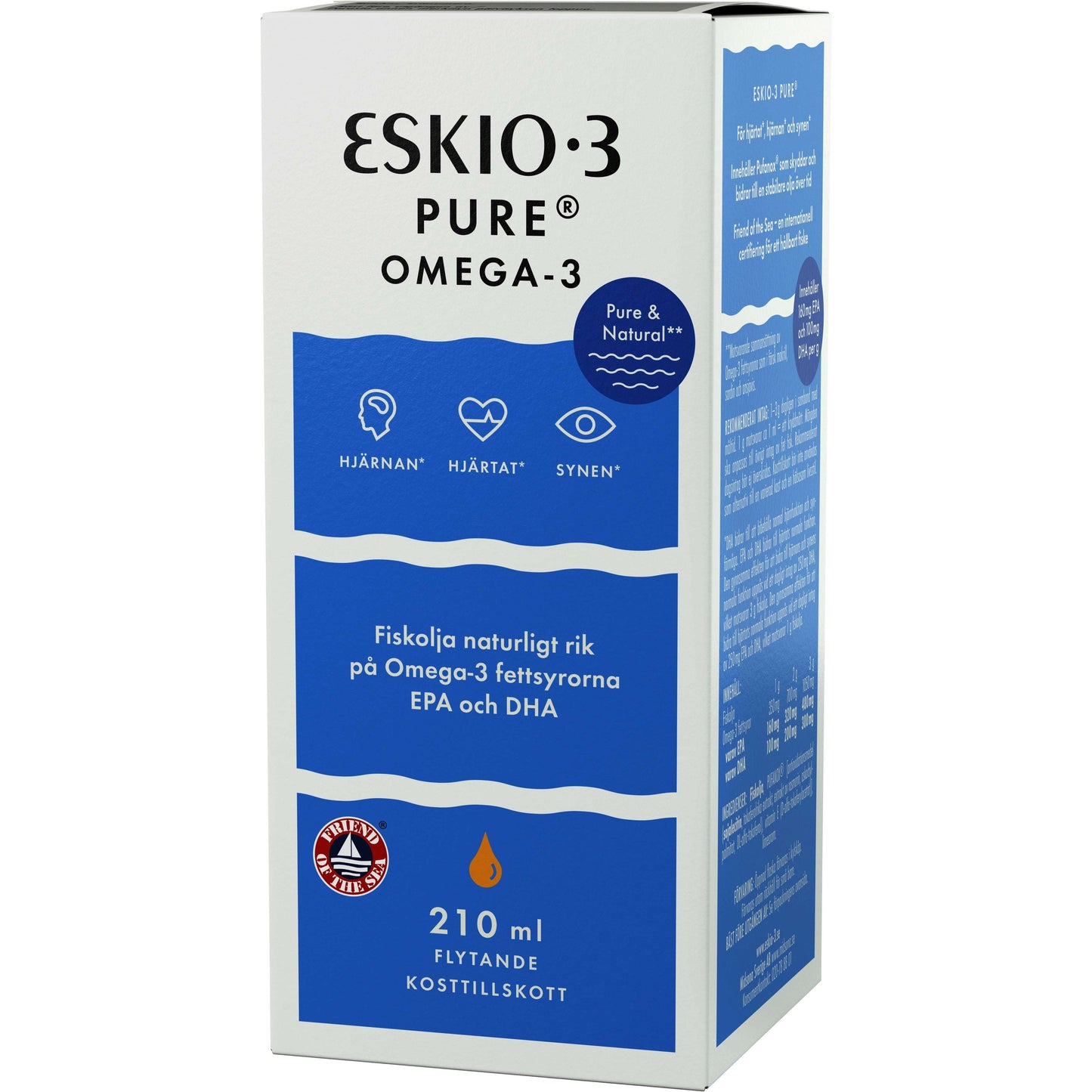 Eskio-3 Pure Nestemäinen kalaöljy-Eskio-3-Hyvinvoinnin Tavaratalo