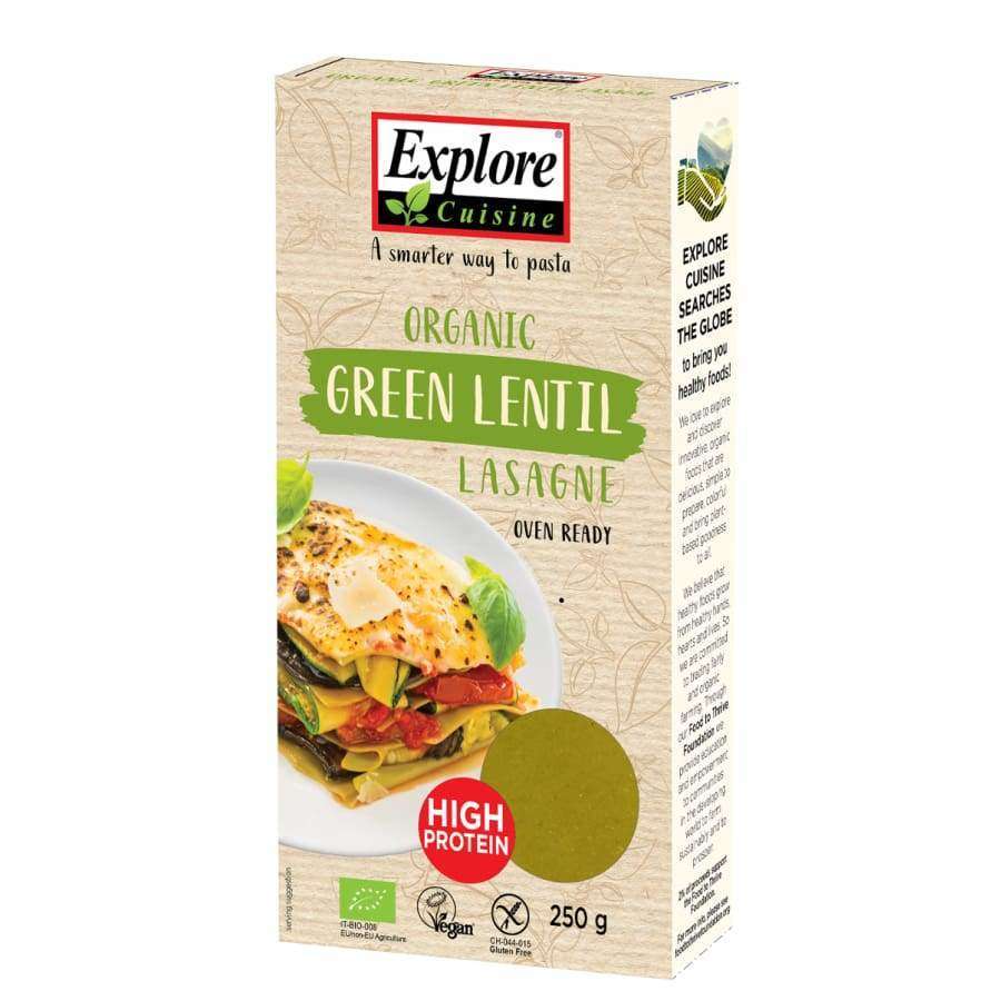 Explore Cuisine Luomu Vihreä Linssi Lasagne-Explore Cuisine-Hyvinvoinnin Tavaratalo