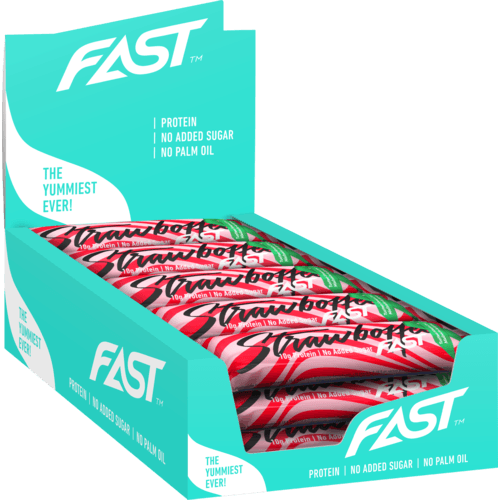 Fast Proteiinipatukka Strawboffee-Fast-Hyvinvoinnin Tavaratalo