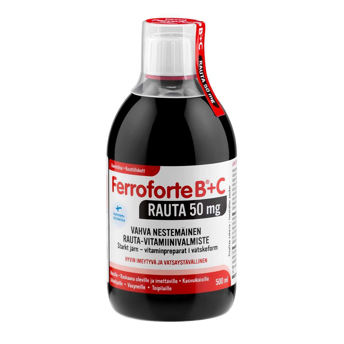 Ferroforte B + C Rauta 50 mg-Hankintatukku-Hyvinvoinnin Tavaratalo
