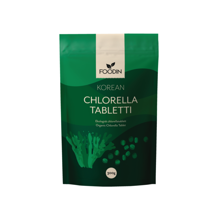Foodin Korean Chlorella-tabletit-Foodin-Hyvinvoinnin Tavaratalo