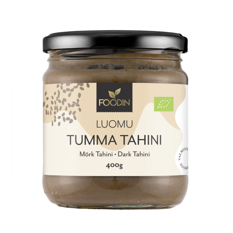Foodin Luomu Tahini Tumma-Foodin-Hyvinvoinnin Tavaratalo