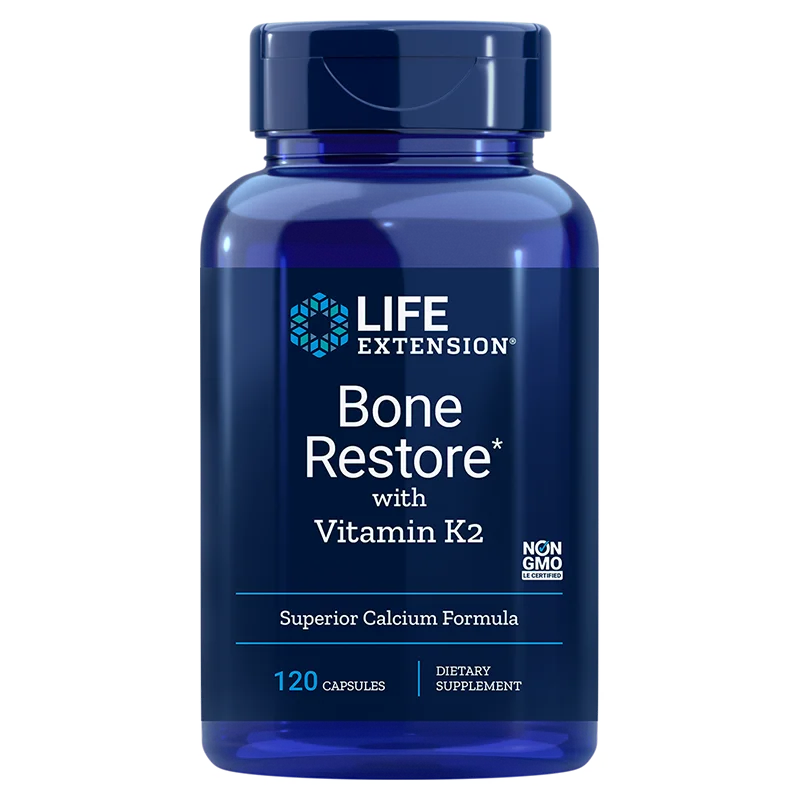 Life Extension Bone Restore with Vitamin K2-Life Extension-Hyvinvoinnin Tavaratalo