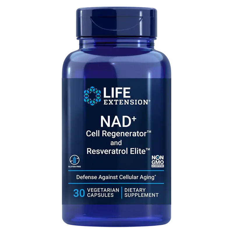 Life Extension NAD+ Cell Regenerator and Resveratrol Elite-Life Extension-Hyvinvoinnin Tavaratalo