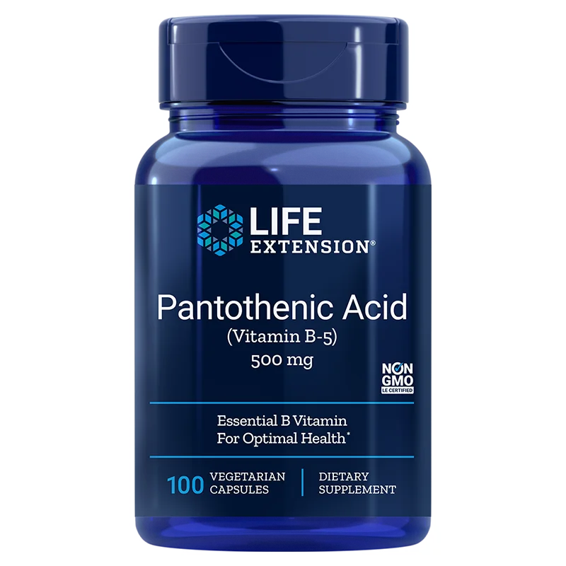 Life Extension Pantothenic Acid B5-Life Extension-Hyvinvoinnin Tavaratalo