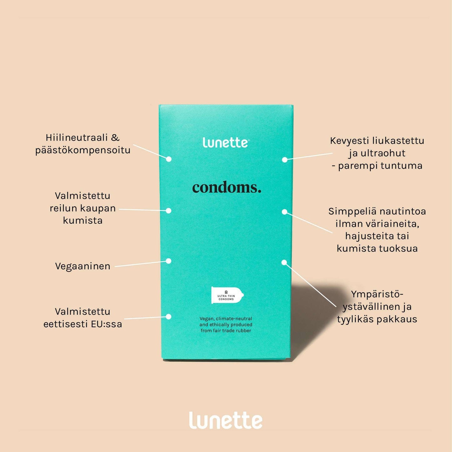Lunette Kondomi-Lunette-Hyvinvoinnin Tavaratalo