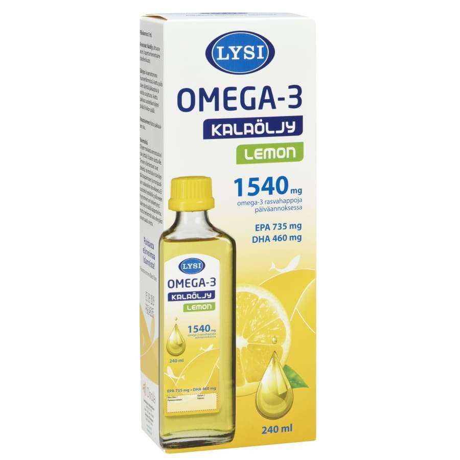Lysi Omega-3 Lemon-Lysi-Hyvinvoinnin Tavaratalo