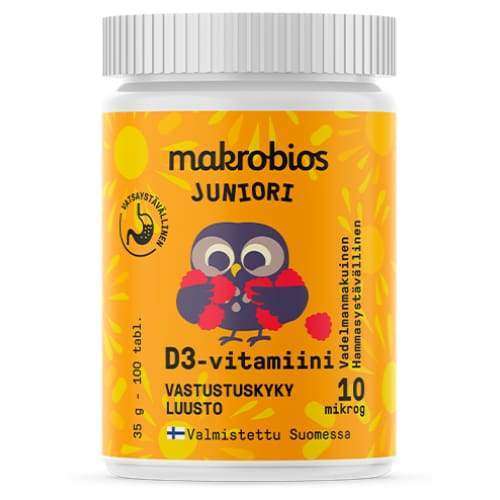 Makrobios Juniori D-vitamiini-Makrobios-Hyvinvoinnin Tavaratalo