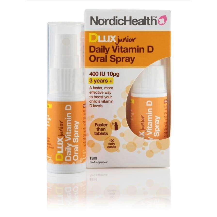 Nordic Health Dlux Junior D-vitamiinisuihke-Nordic Health Sprays-Hyvinvoinnin Tavaratalo