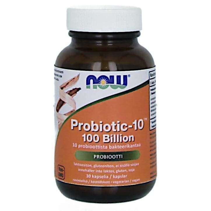Now Foods Probiotic-10, 100 Billion-Now Foods-Hyvinvoinnin Tavaratalo