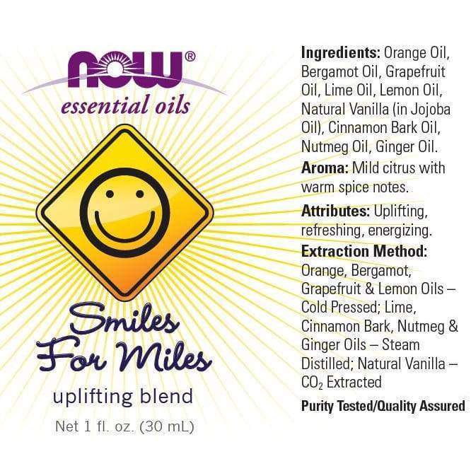 Now Foods Smiles For Miles Oil Blend-Now Foods-Hyvinvoinnin Tavaratalo