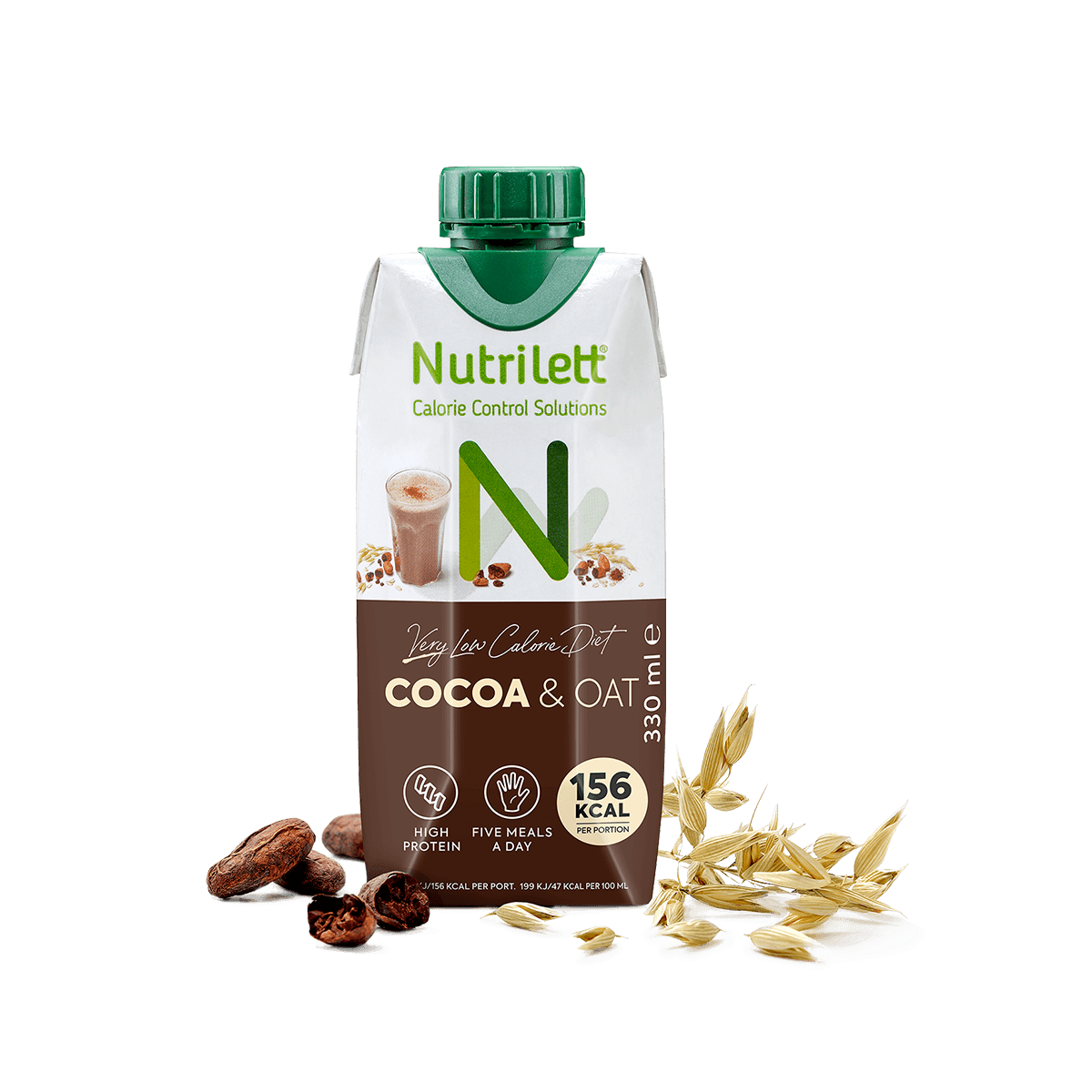 Nutrilett VLCD Kauramaitopirtelö Kaakao 12-pack-Nutrilett-Hyvinvoinnin Tavaratalo