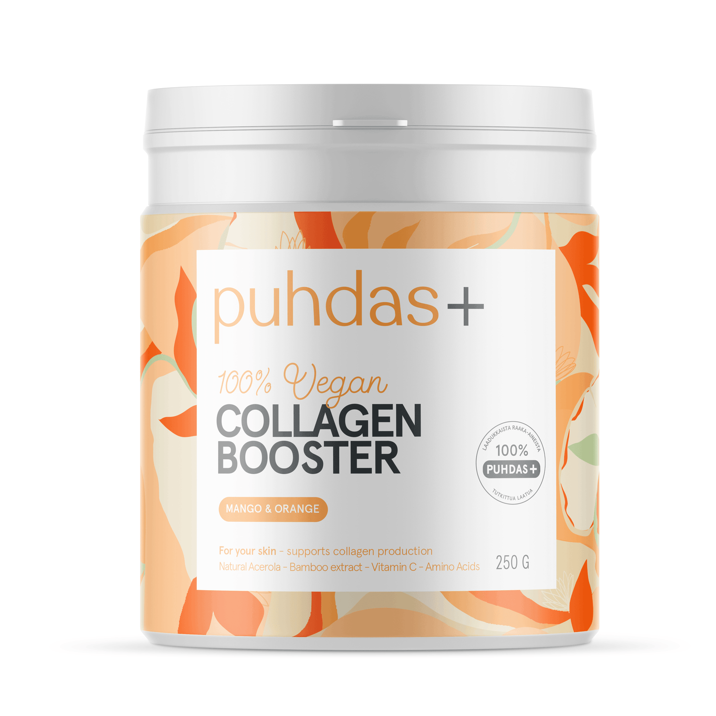 Puhdas+ Collagen Booster 100 % Vegan Mango & Orange-Puhdas+-Hyvinvoinnin Tavaratalo