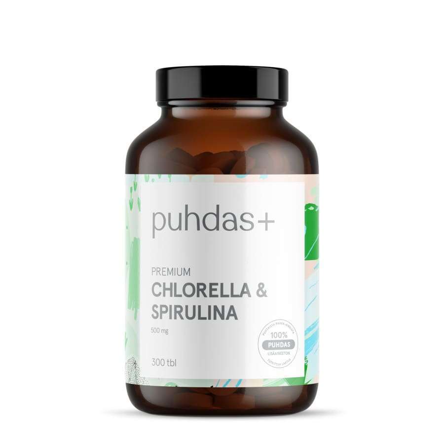 Puhdas+ Premium Chlorella & Spirulina-Puhdas+-Hyvinvoinnin Tavaratalo