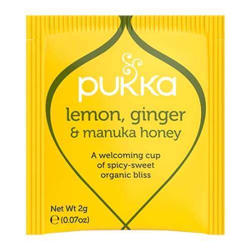 Pukka Luomu Lemon, Ginger & Manuka tee-Pukka-Hyvinvoinnin Tavaratalo