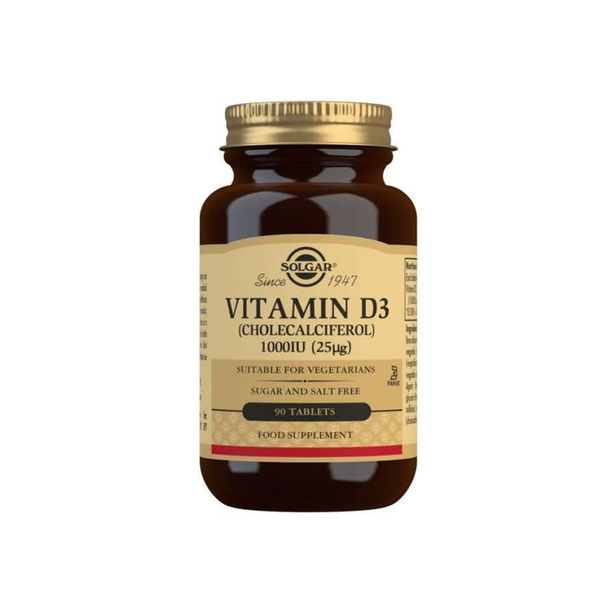 Solgar D3-vitamiini 25 mikrog kasvissyöjille-Solgar-Hyvinvoinnin Tavaratalo