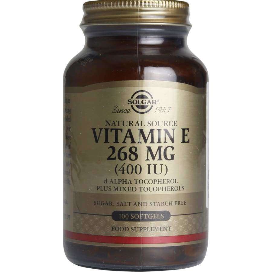 Solgar E-vitamiini 268 mg-Solgar-Hyvinvoinnin Tavaratalo