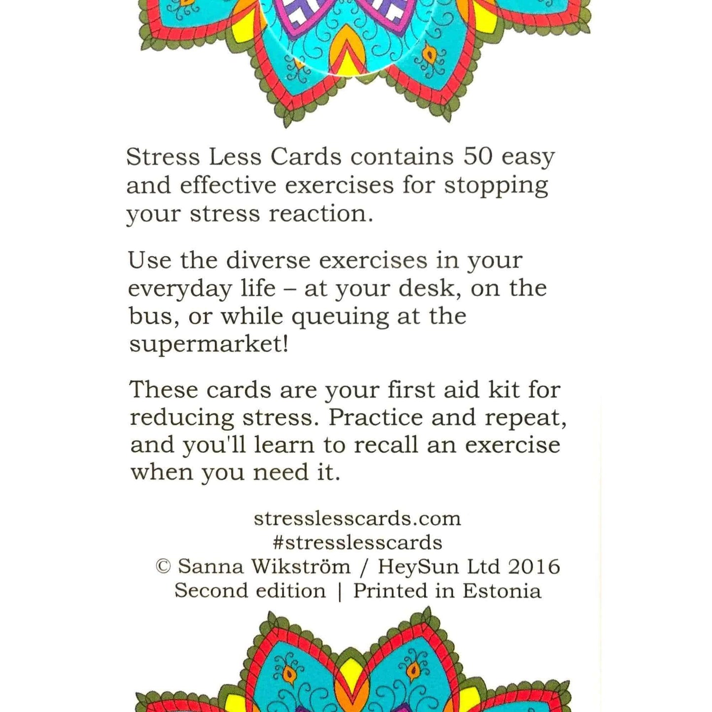 Stress Less Cards-Hidasta Elämää-Hyvinvoinnin Tavaratalo