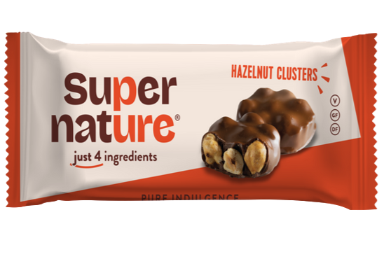 Supernature Luomu Suklaa-Hasselpähkinäpala-Supernature-Hyvinvoinnin Tavaratalo