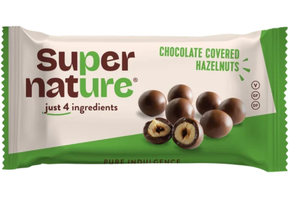 Supernature Luomu Suklaa-Hasselpähkinät-Supernature-Hyvinvoinnin Tavaratalo