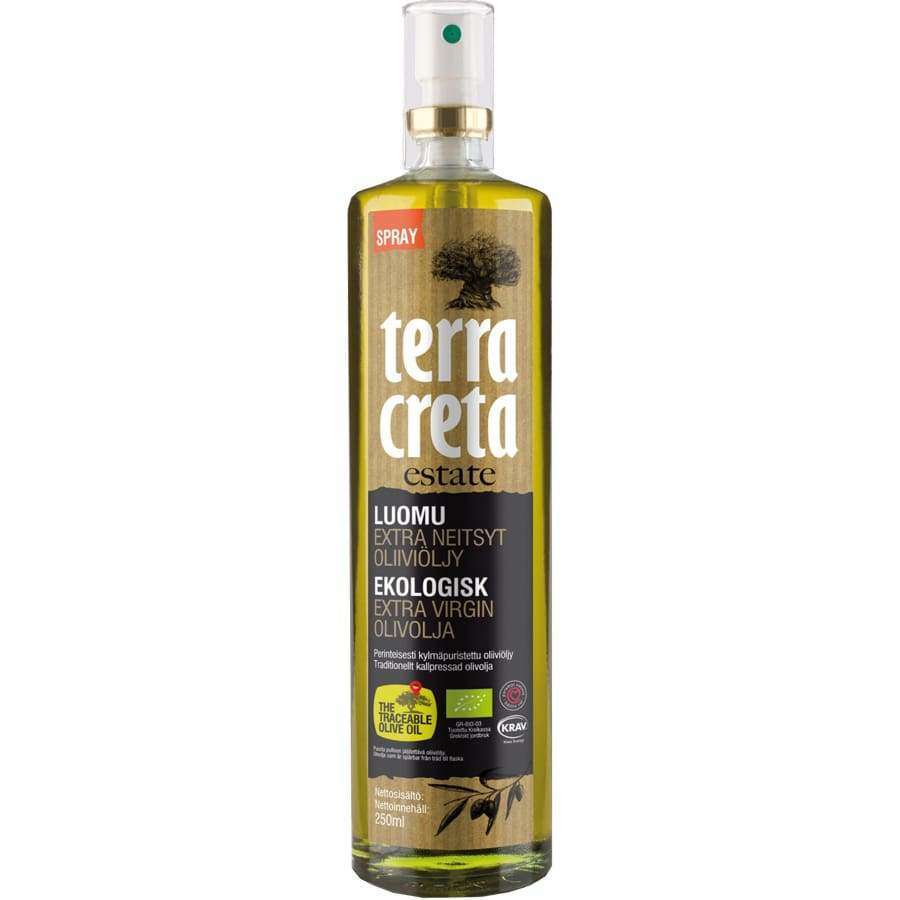 Terra Creta Luomu Extra Neitsytoliiviöljy Spray-Terra Creta-Hyvinvoinnin Tavaratalo