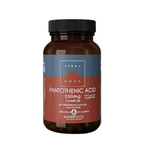 Terranova Pantothenic Acid 250 mg-Terranova-Hyvinvoinnin Tavaratalo
