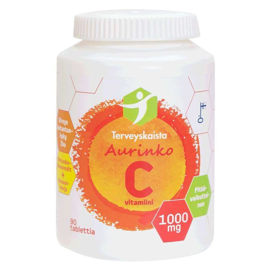 Terveyskaista Aurinko C 1000 mg-Terveyskaista-Hyvinvoinnin Tavaratalo