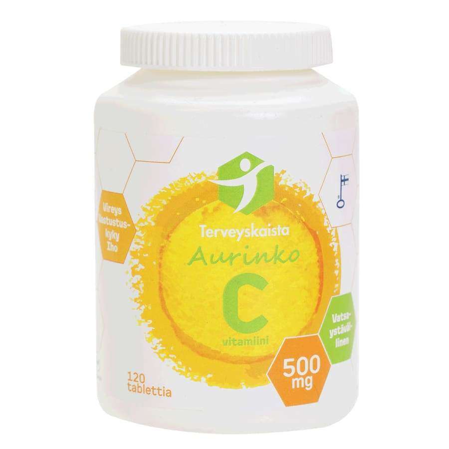 Terveyskaista Aurinko C 500 mg-Terveyskaista-Hyvinvoinnin Tavaratalo