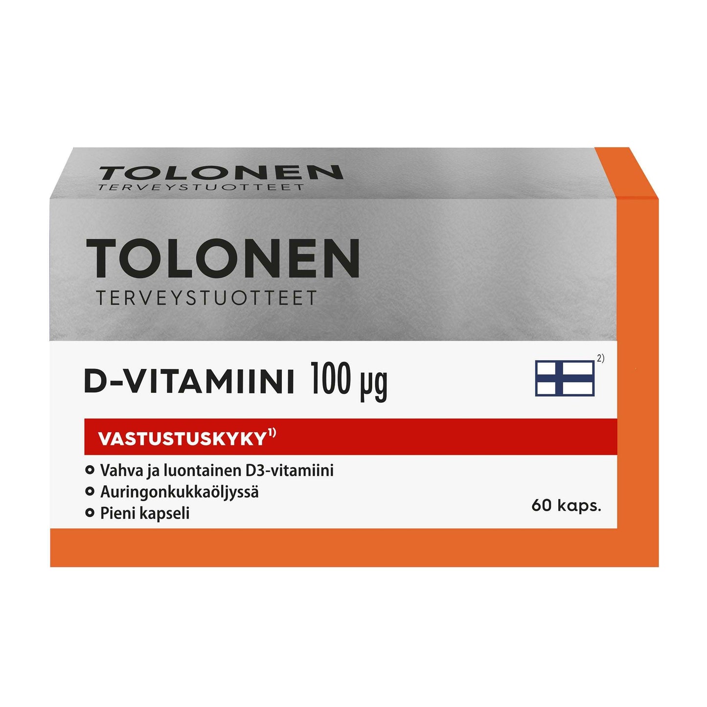 Tolonen D-vitamiini 100 mikrog-Tolonen-Hyvinvoinnin Tavaratalo