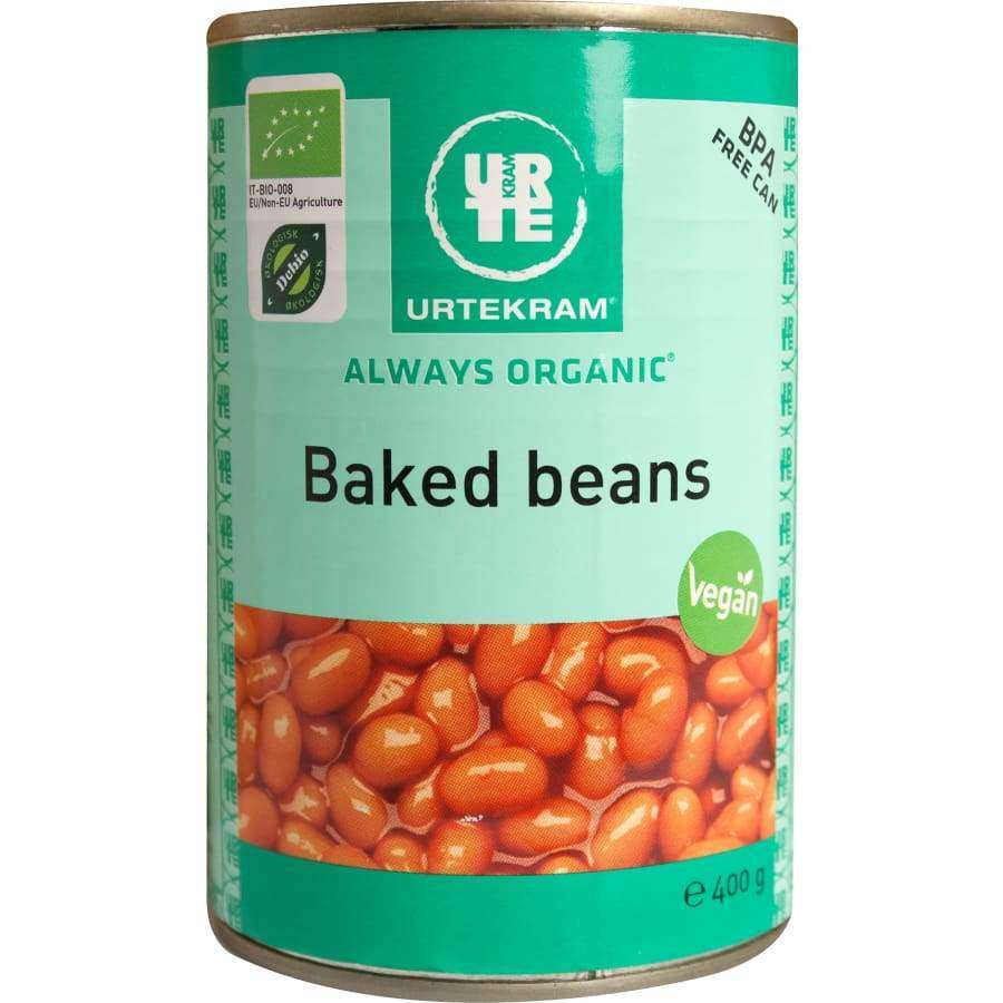 Urtekram Luomu Baked Beans säilyke-Urtekram-Hyvinvoinnin Tavaratalo