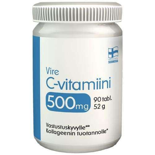 Vire C-vitamiini 500 mg-Vire-Hyvinvoinnin Tavaratalo