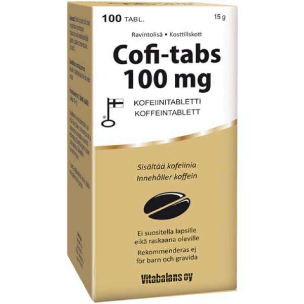 Vitabalans Cofi-tabs kofeiinitabletti-Vitabalans-Hyvinvoinnin Tavaratalo