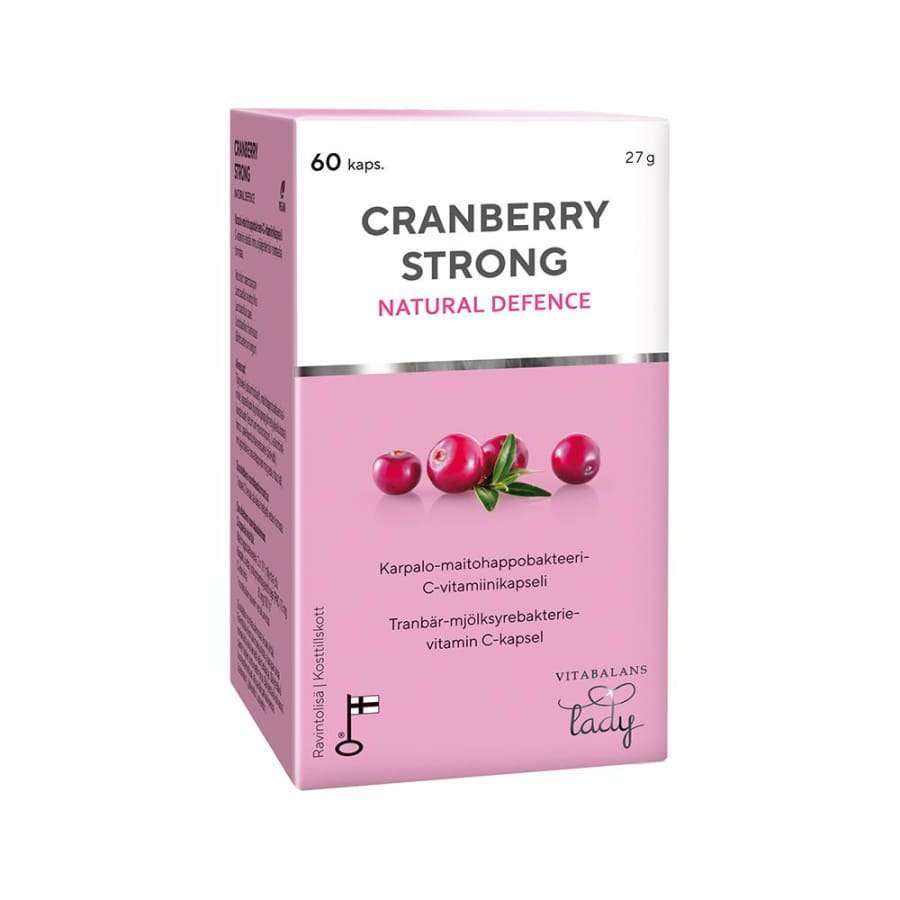 Vitabalans Cranberry Strong-Vitabalans-Hyvinvoinnin Tavaratalo