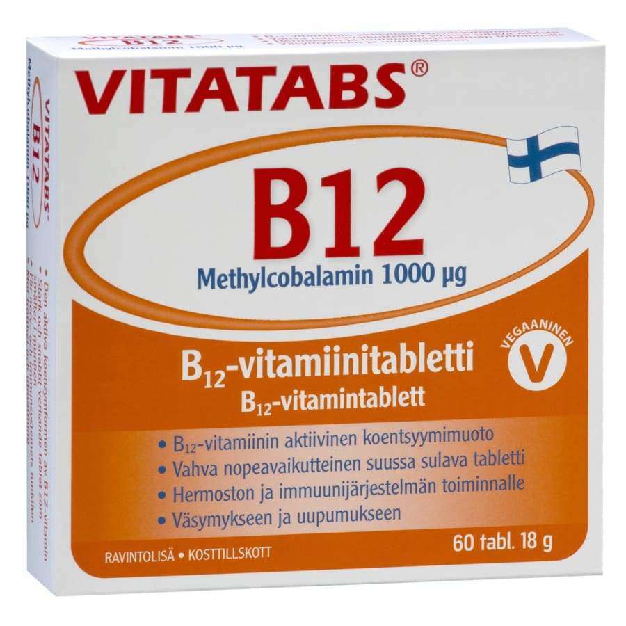 Vitatabs B12 Methylcobalamin 1000-Hankintatukku-Hyvinvoinnin Tavaratalo